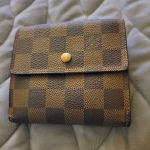 Louis vuitton damier wallet and luggage tag